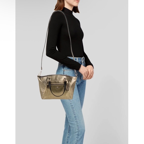 Coach Metallic Prairie Tote - Picture 2 of 6